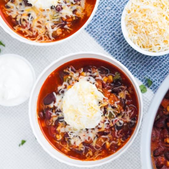 Instant Pot Turkey Chili