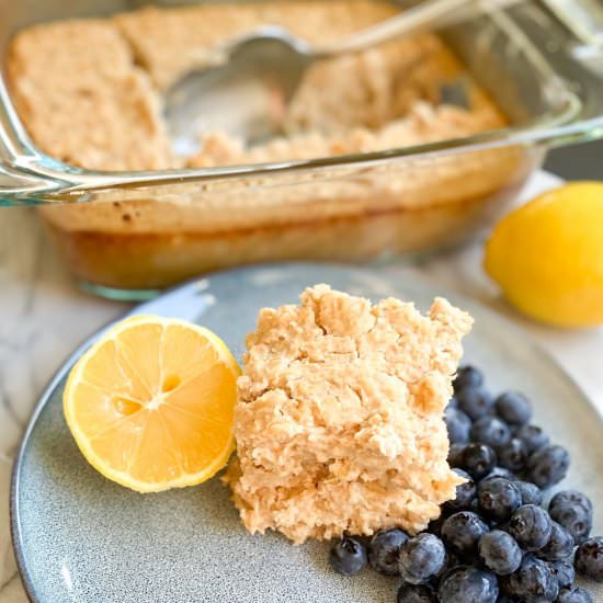 Lemon Baked Oatmeal (gf + vegan)