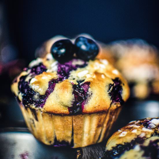 Quick and Easy Blueberry Muffins