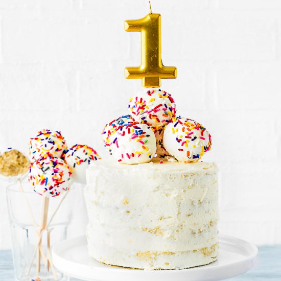 Easy Eggless Smash Cake