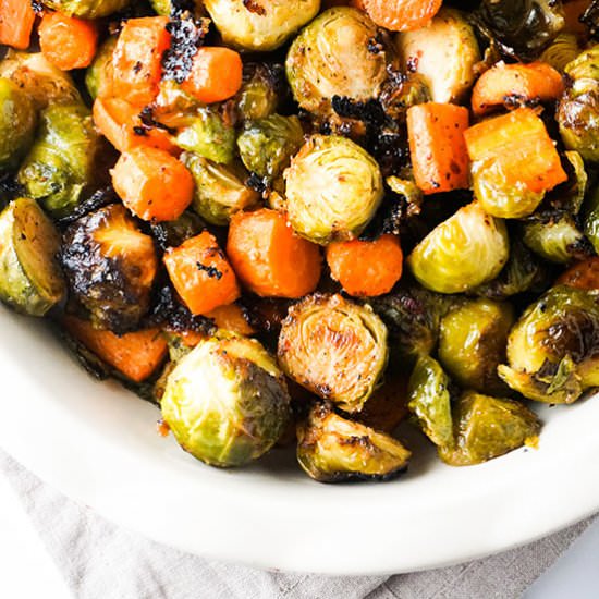 Maple Miso Roasted Vegetables