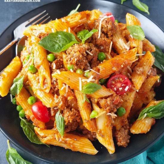5-Ingredient Pasta Bolognese