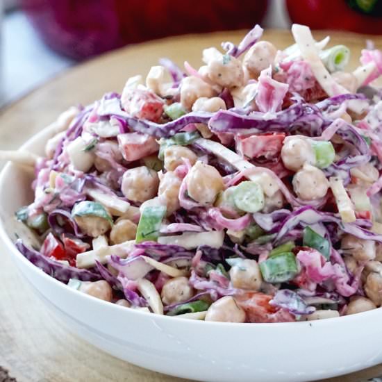 Creamy Vegan Chickpea Salad