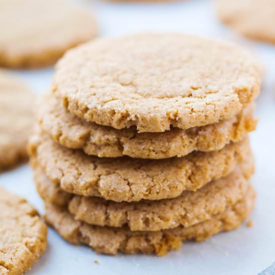 High Altitude Peanut Butter Cookies