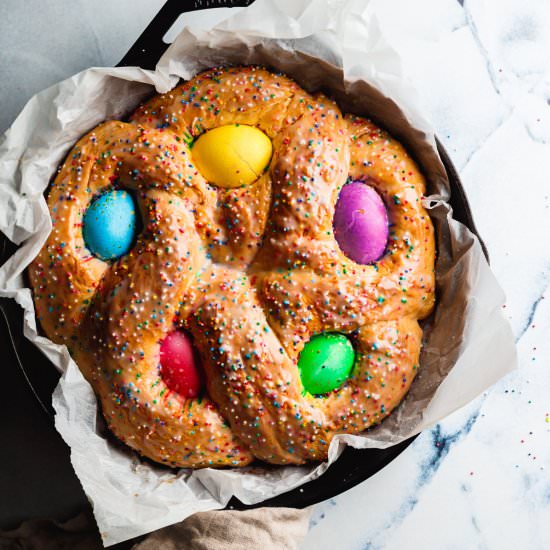 Sweet Braided Easter Bread Recipe
