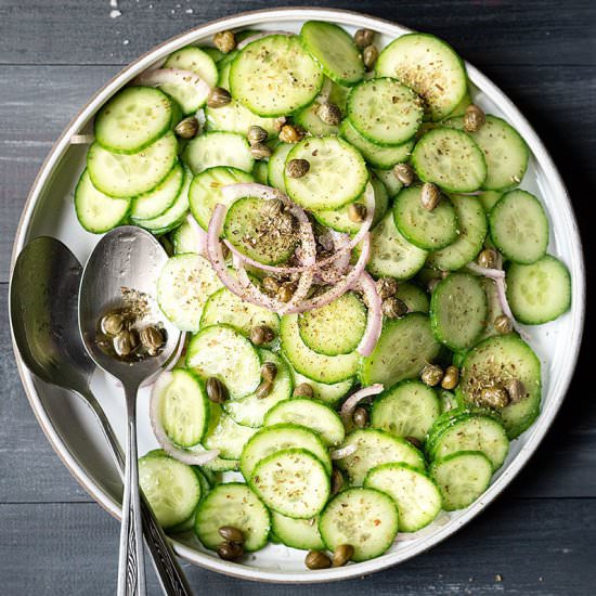 Easy cucumber salad recipe