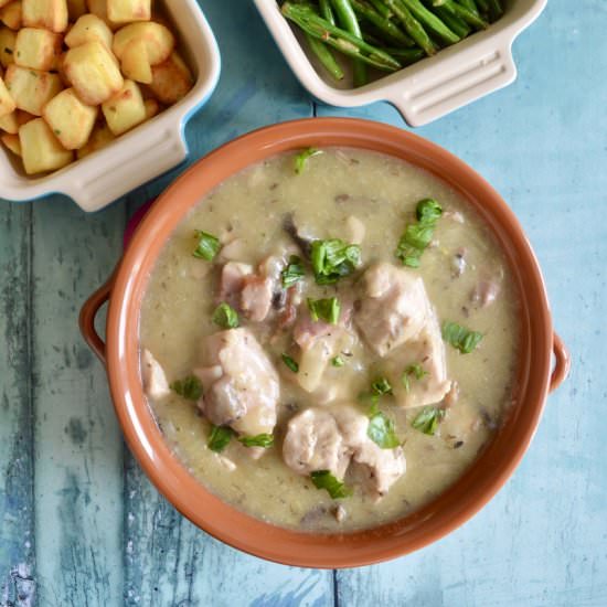 Chicken Fricasse