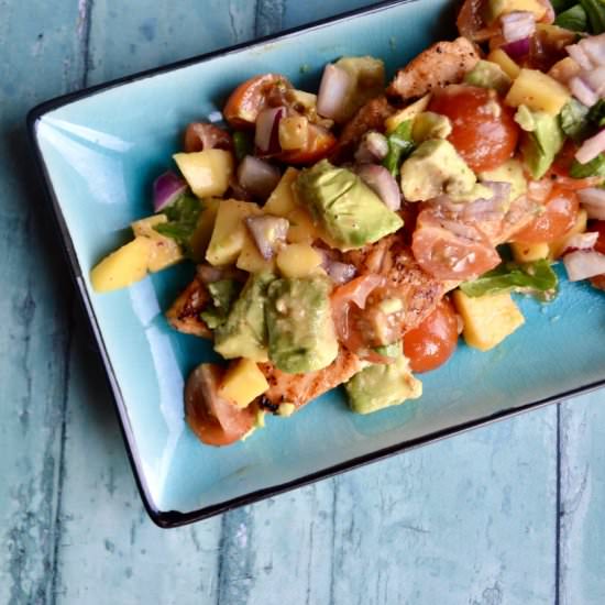 Avocado Salsa Salmon