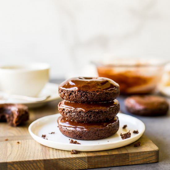 Cocoa Coffee Baked Donuts
