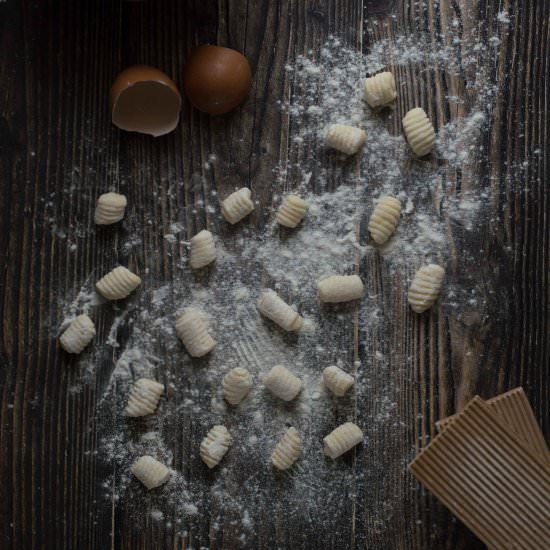 Potatoes gnocchi