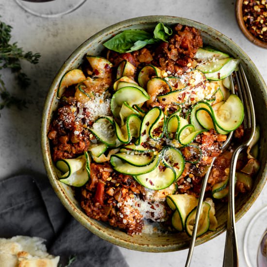 Easy Tempeh Spaghetti Sauce