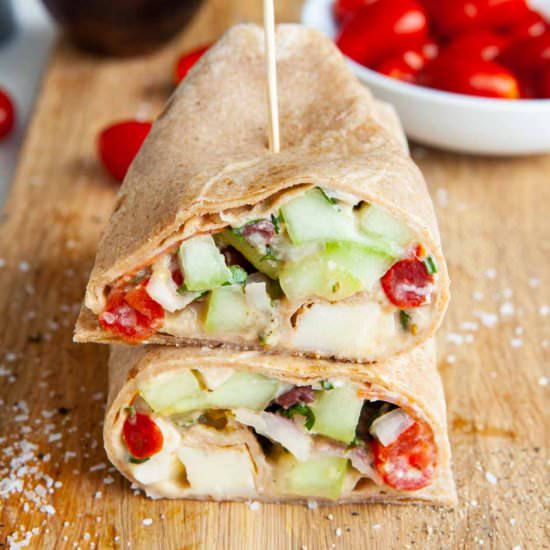 Greek Hummus Wrap