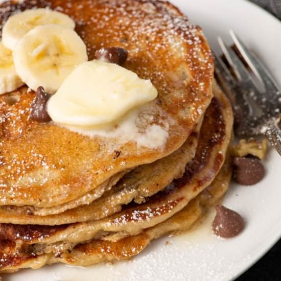 Banana Bread Pancakes