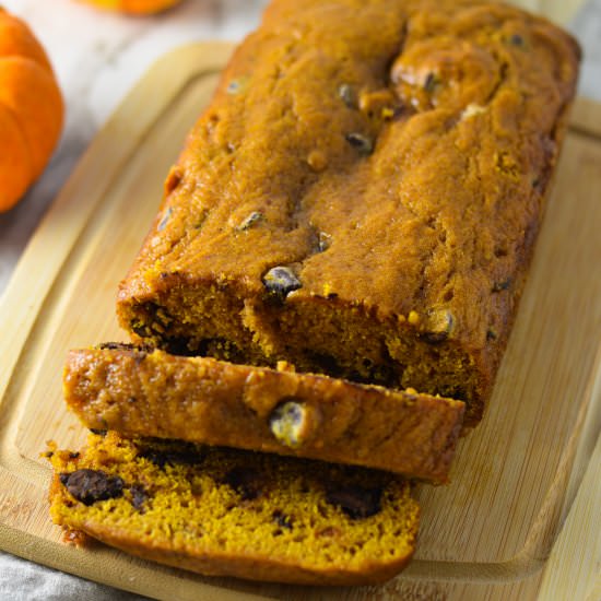 Pumpkin Chocolate Chip Loaf