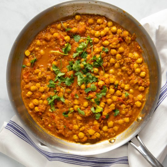Easy but Authentic Chana Masala