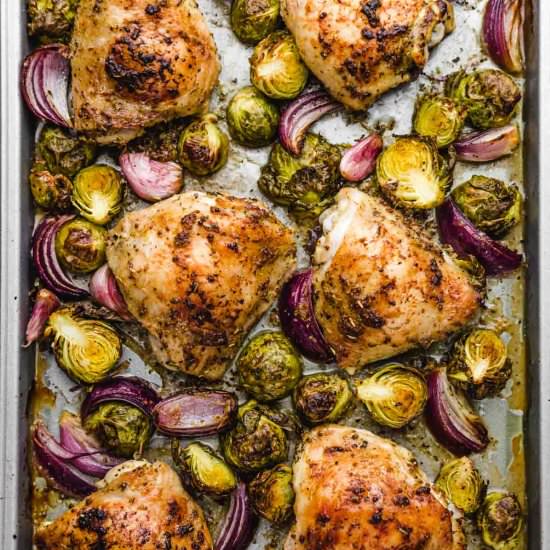 Sheet Pan Chicken Thighs