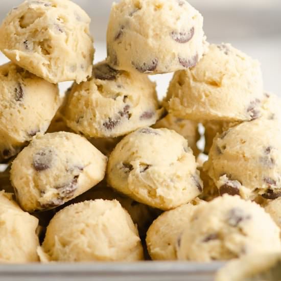 Chocolate Chip Cookie Dough Pucks