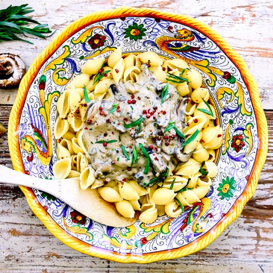Vegetarian Mushroom Stroganoff