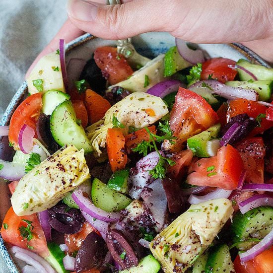 The Best Mediterranean Salad Recipe