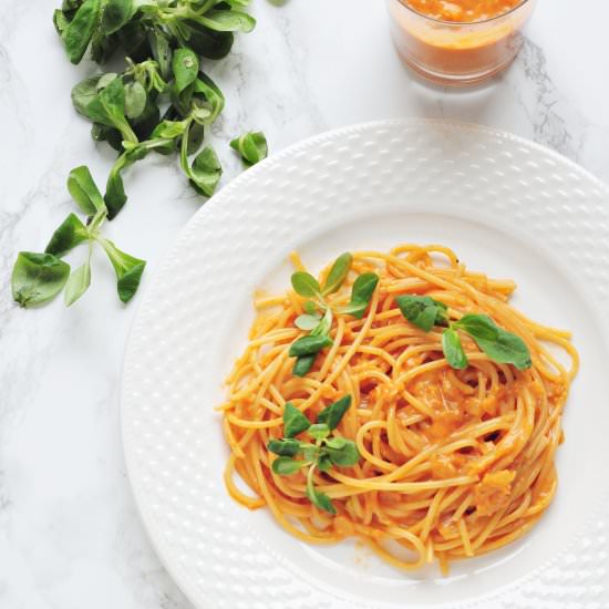 Pasta in Yum Yum sauce