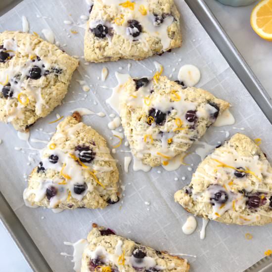 Lemon Blueberry Scones