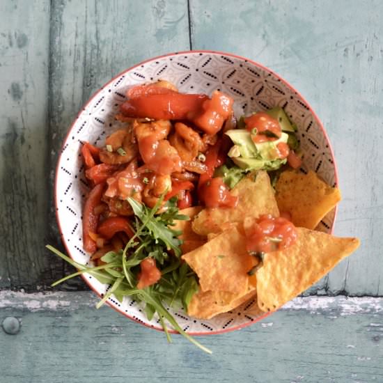 Prawn Fajita Bowls