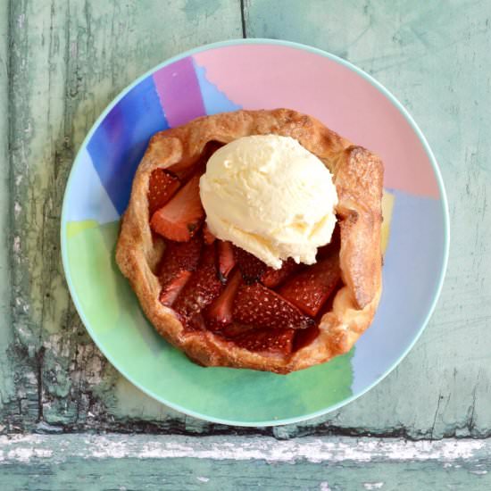 Strawberry Galette