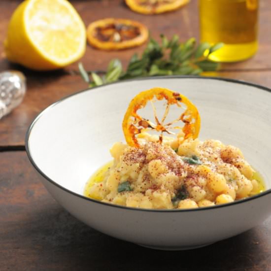 Lemon Chickpeas, Kale & Sumac,