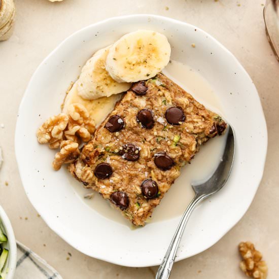 zucchini baked oatmeal