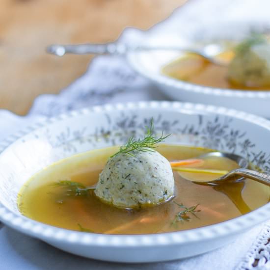 Best Matzo Balls with Dill