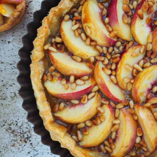 Nectarine tart