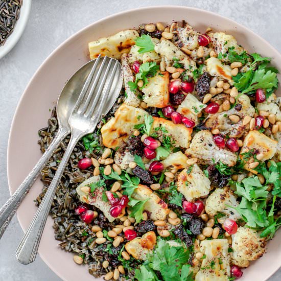 Roasted Cauliflower Salad