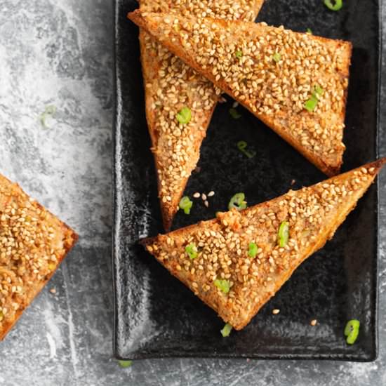 Vegan Shrimp Toast