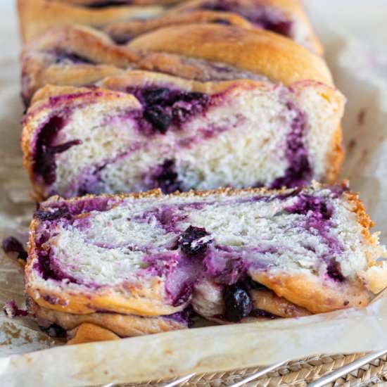Blueberry Cream Cheese Babka