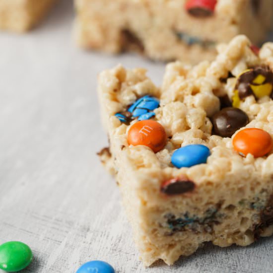 White Chocolate Marshmallow Squares