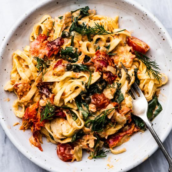 Smoked Salmon Pasta