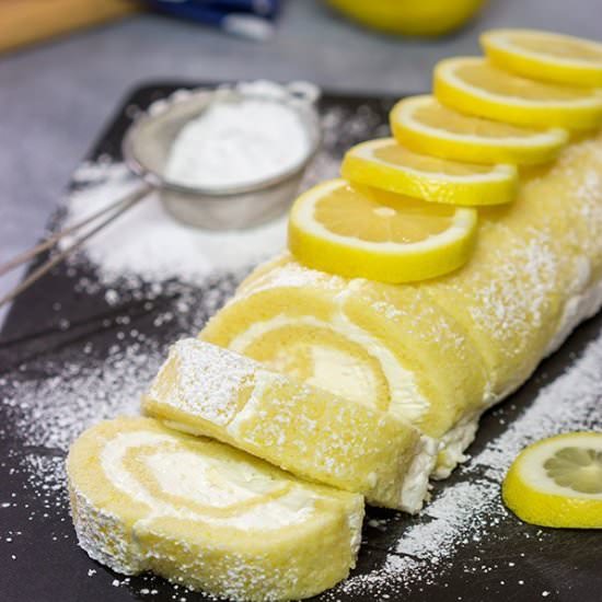 Lemon Cake Roll