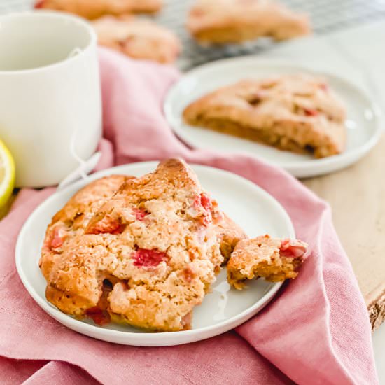 Strawberry Lemon Scones