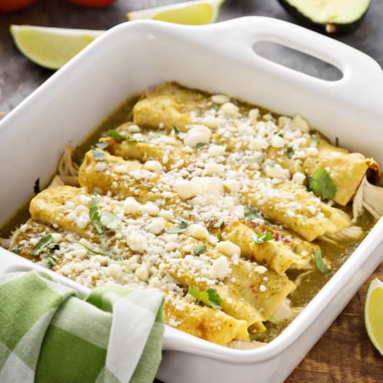 Enchiladas Verdes