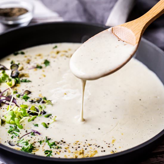 Easy Vegan Alfredo Sauce