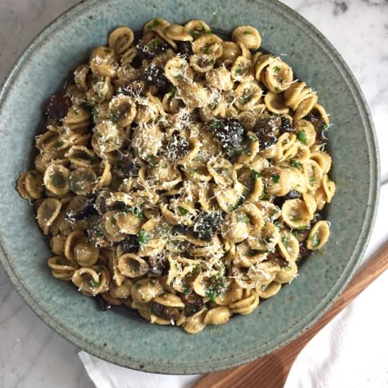 Mushroom Carbonara