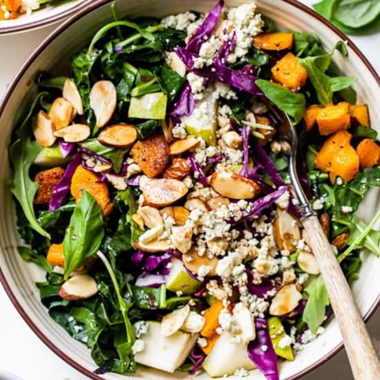 Squash Salad with Pears and Almonds