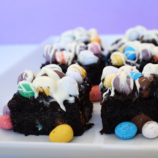 Easter Egg Brownies