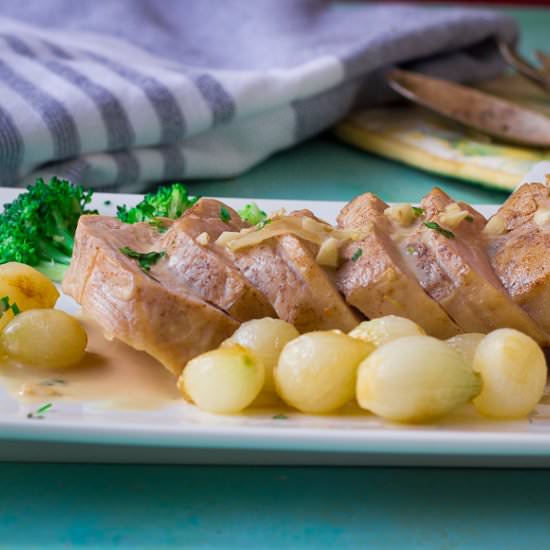 Pork Tenderloin with Brandy Cream