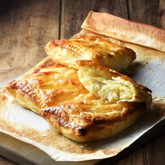 Cheese + Onion Cauliflower Pasties