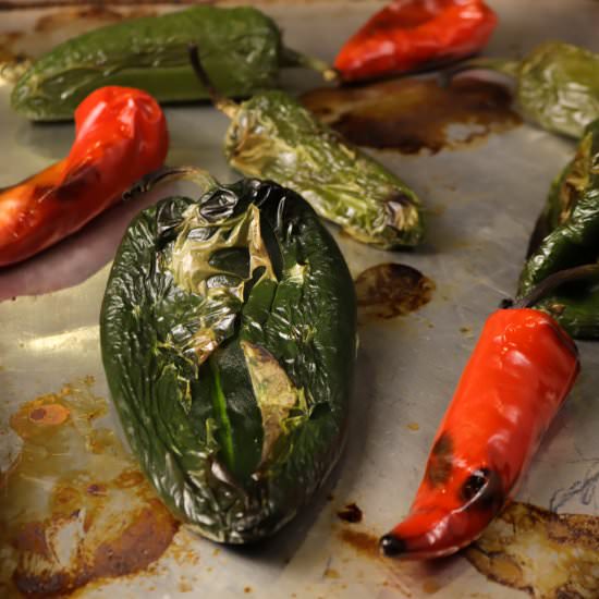 How To Roast Peppers