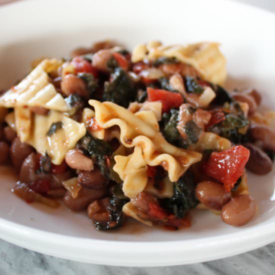 Beans & Greens with Broken Lasagna