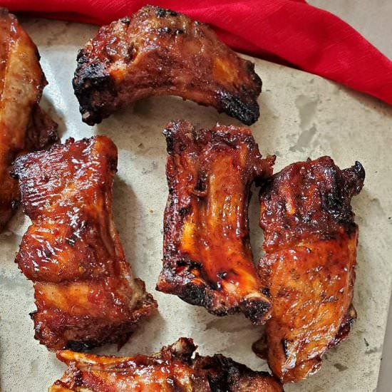 Air Fryer BBQ Ribs