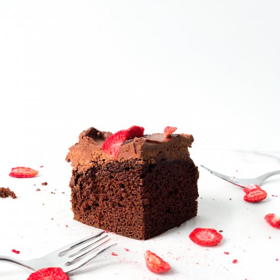 Dark Chocolate Buttermilk Cake