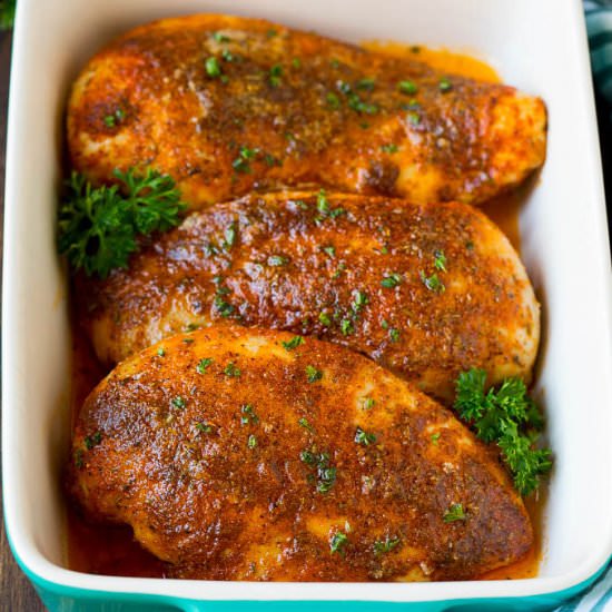 Baked Cajun Chicken